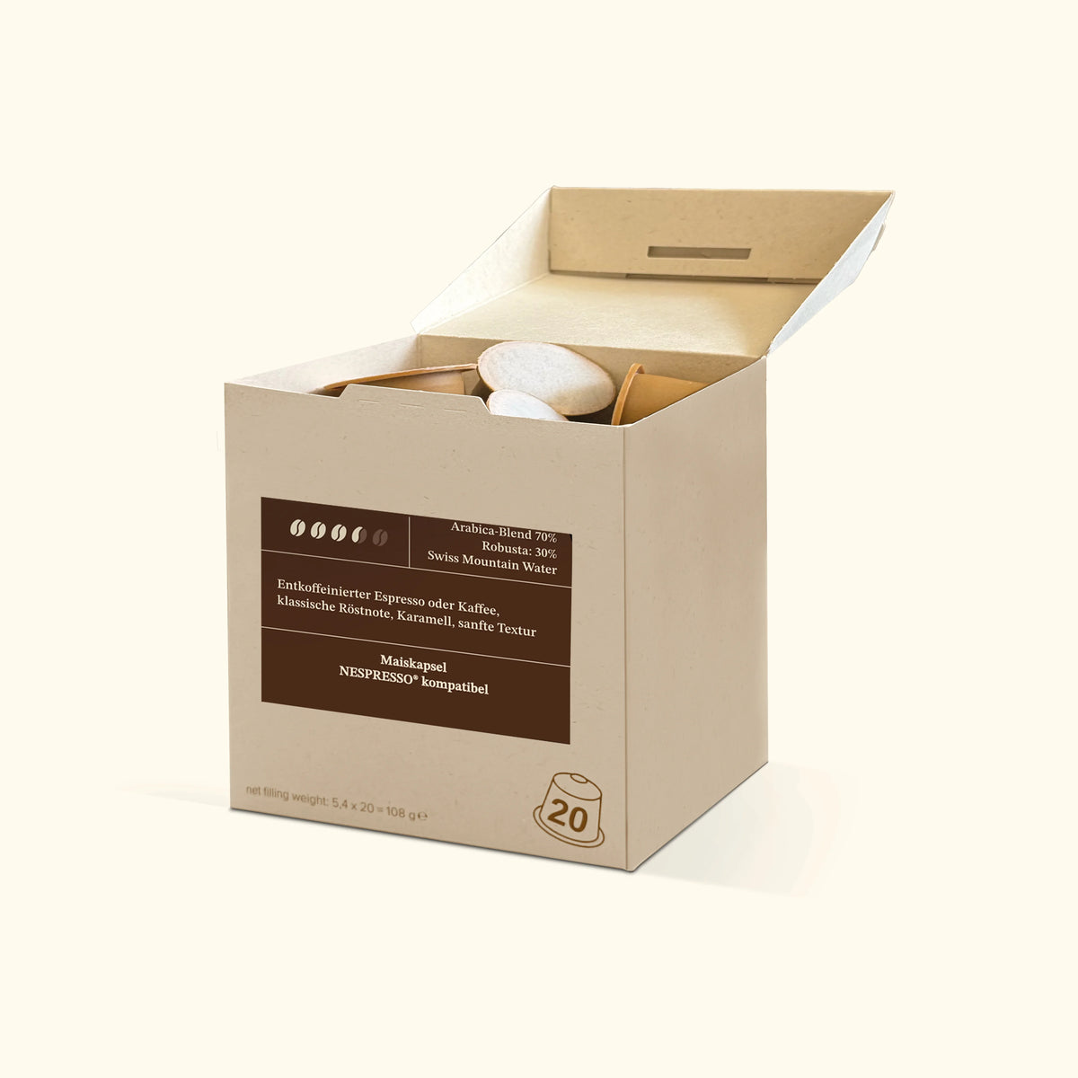 Kapsel 20er Pack Tipica-Decaf