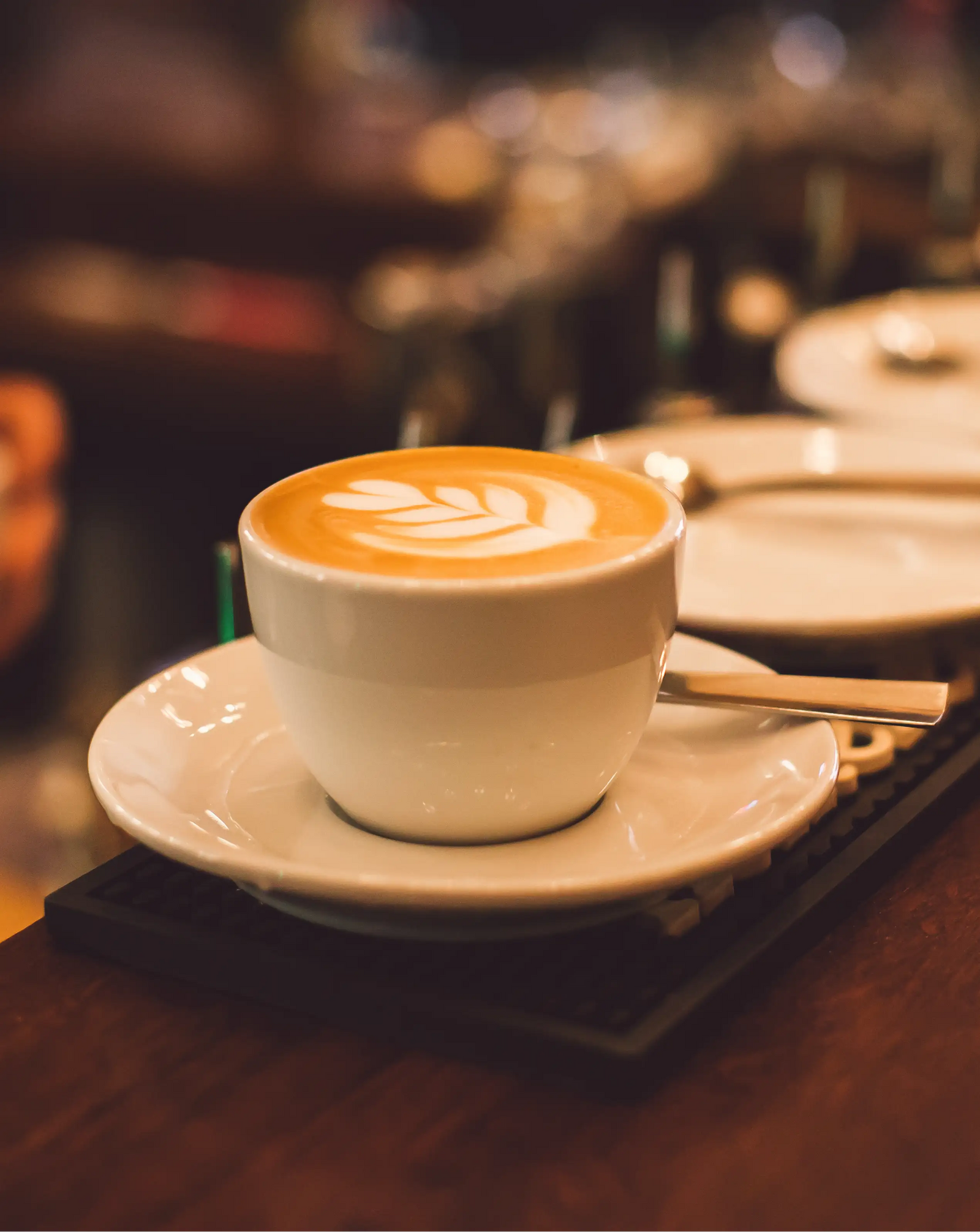 Cappuccinotasse mit Latte Art